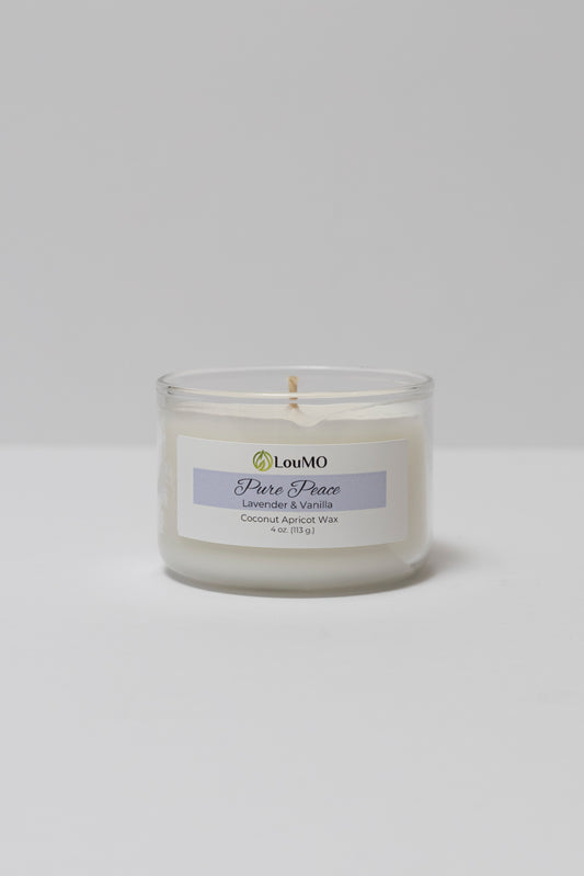 Mini Candle - 4 oz. - Pure Peace - Lavender & Vanilla