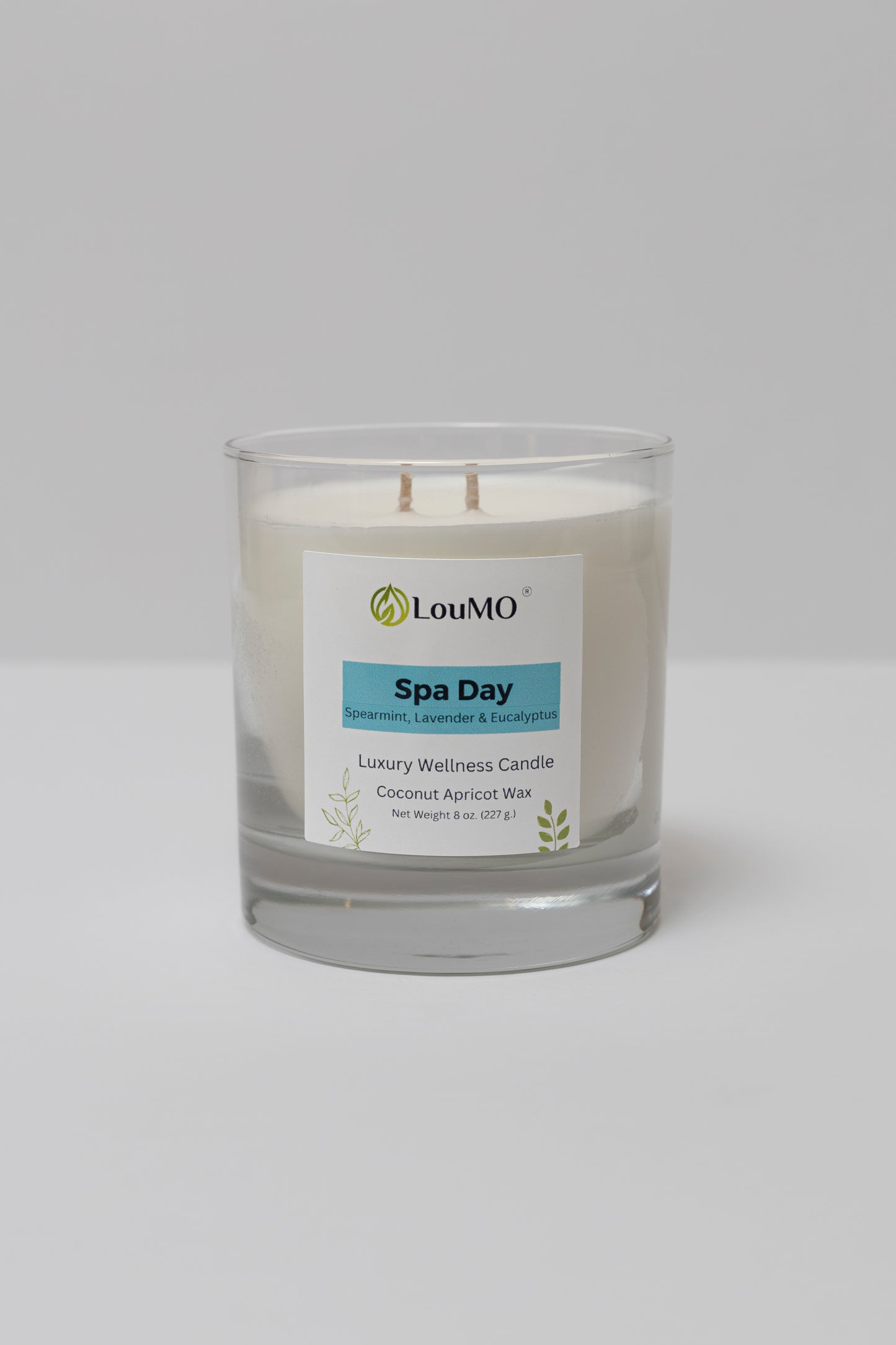 Candle - 8 oz. - Spa Day - Spearmint, Lavender & Eucalyptus