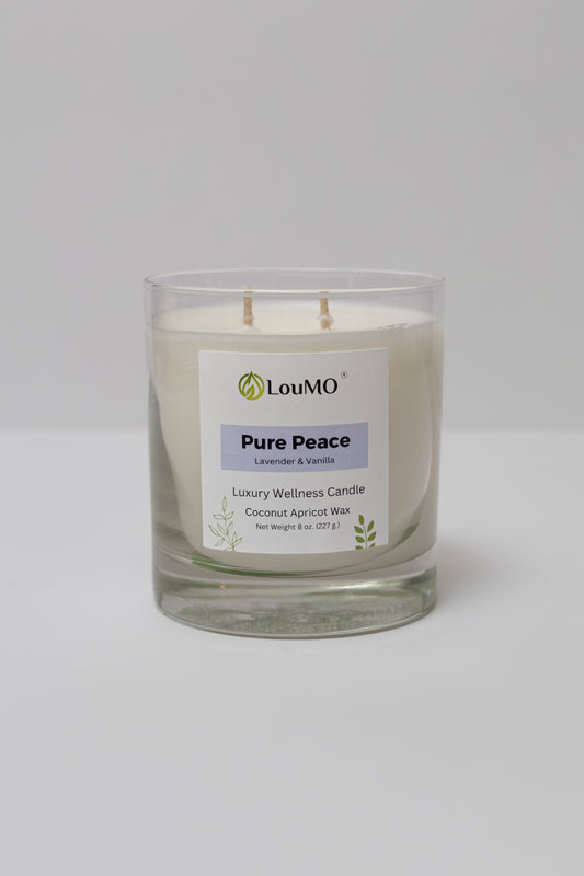 Candle - 8 oz. - Pure Peace -Lavender & Vanilla