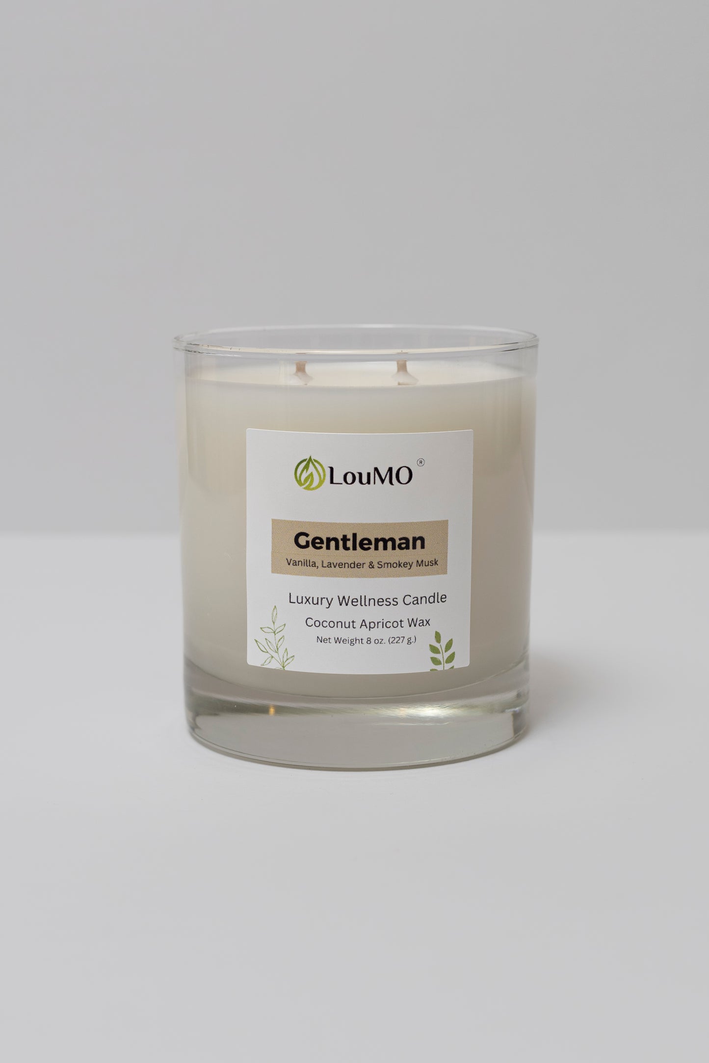 Candle - 8 oz. - Gentleman - Vanilla, Lavender & Smokey Musk