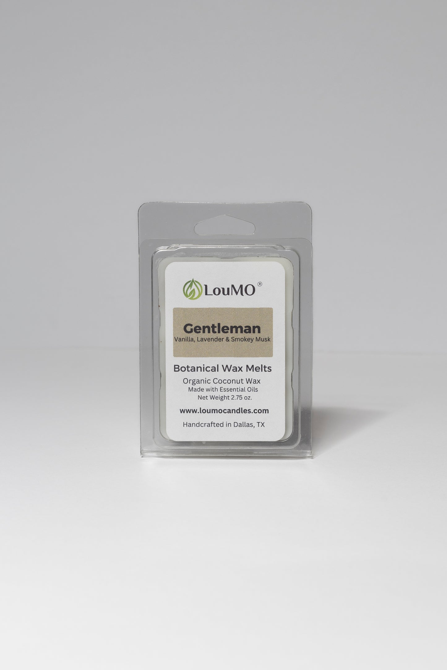 Botanical Wax Melt - Gentleman - Vanilla, Lavender & Smokey Musk