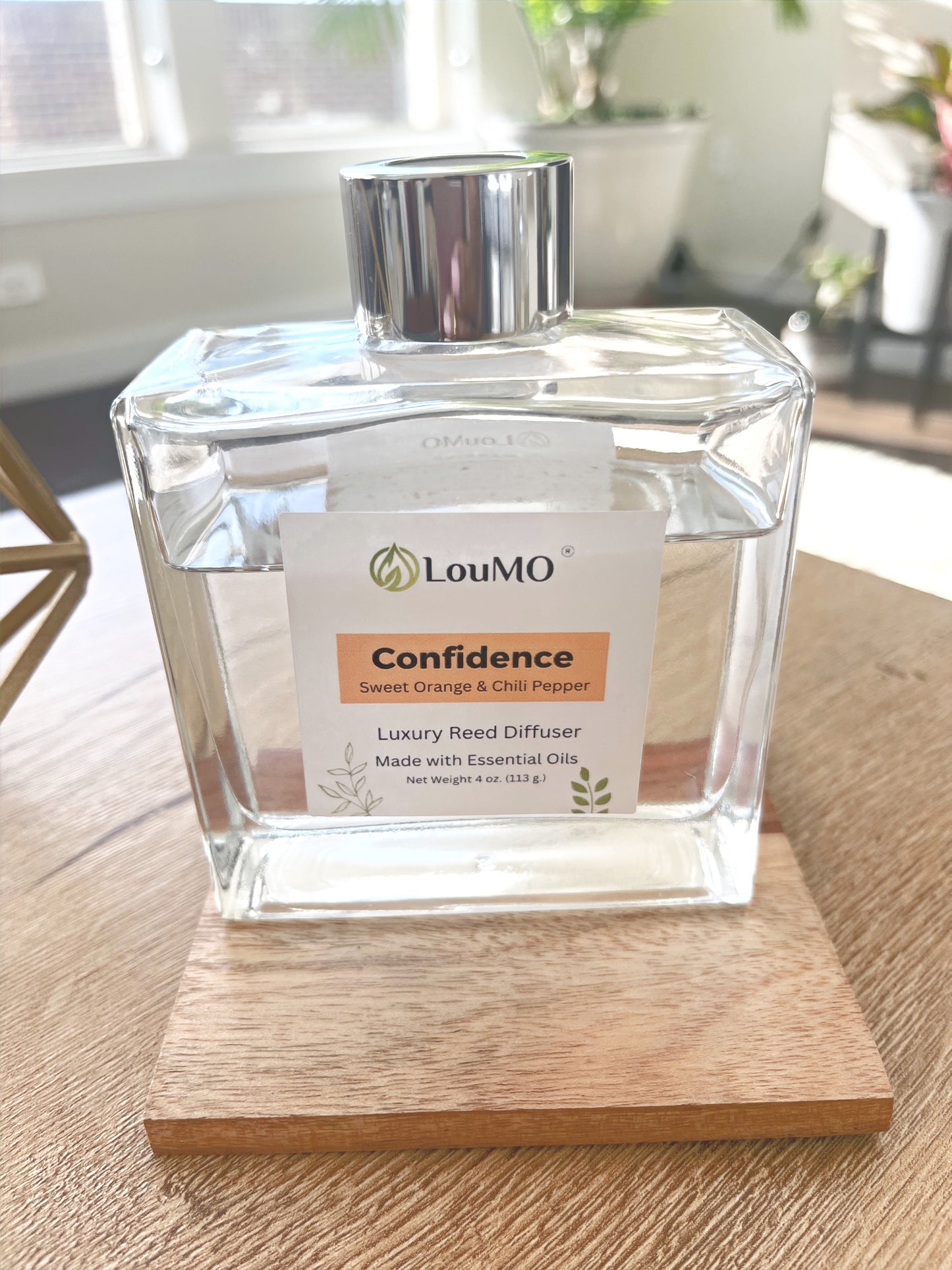 Reed Diffuser - 4 oz. - Confidence - Sweet Orange & Chili Pepper