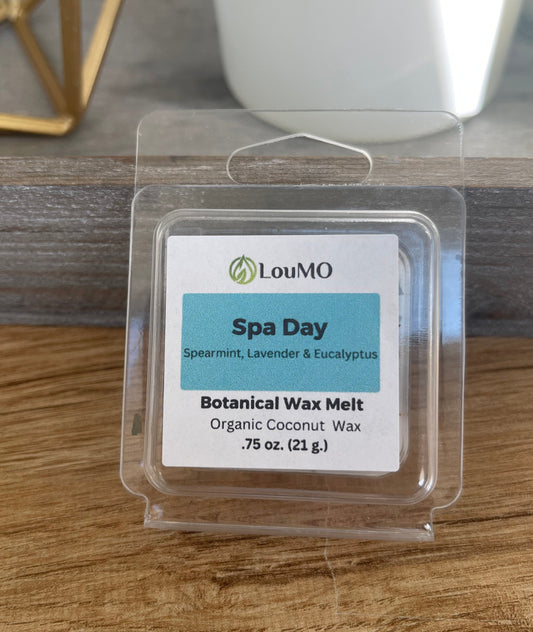 Mini Wax Melt - Spa Day - Spearmint, Lavender & Eucalyptus